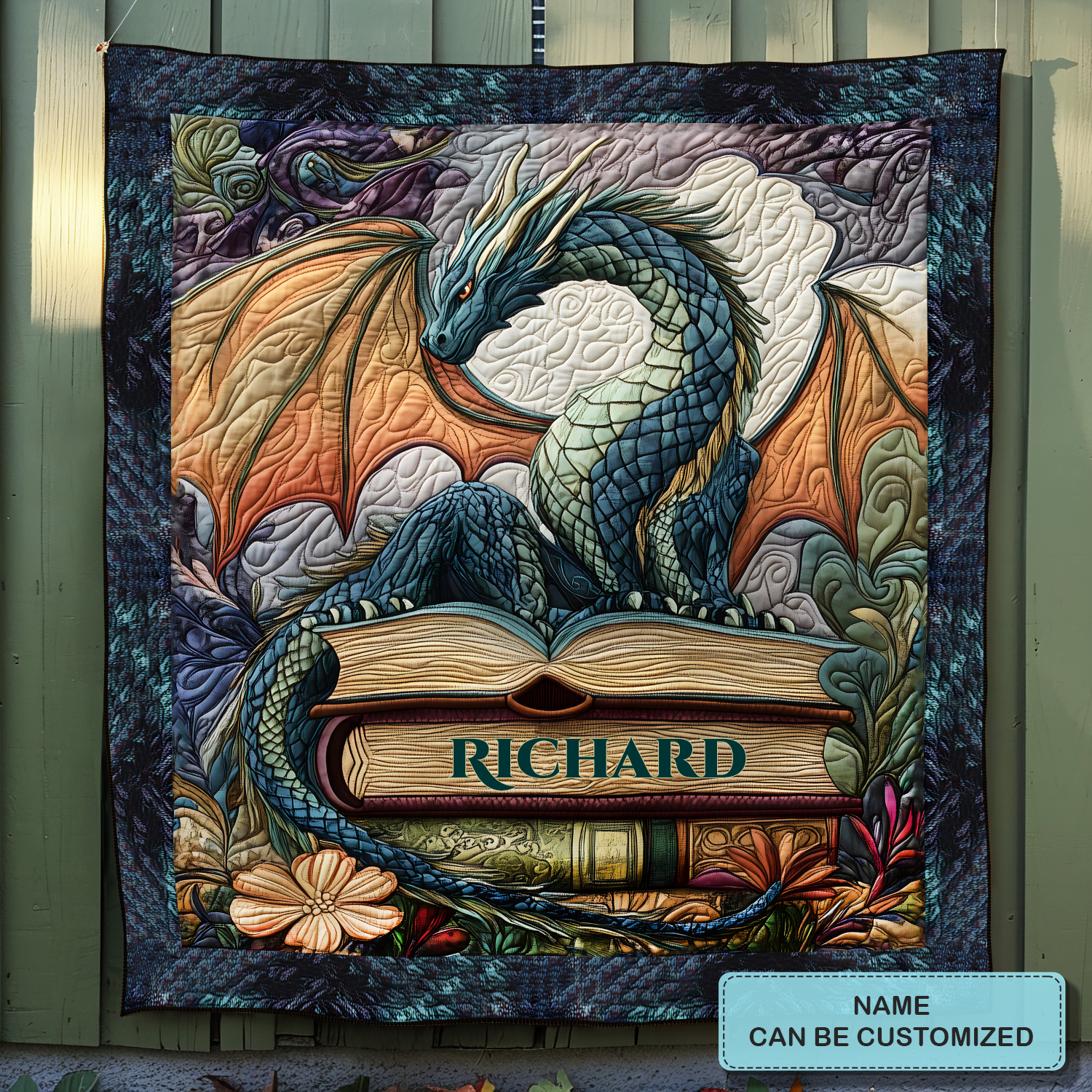 Twilight Guardian Personalized Quilted Blanket