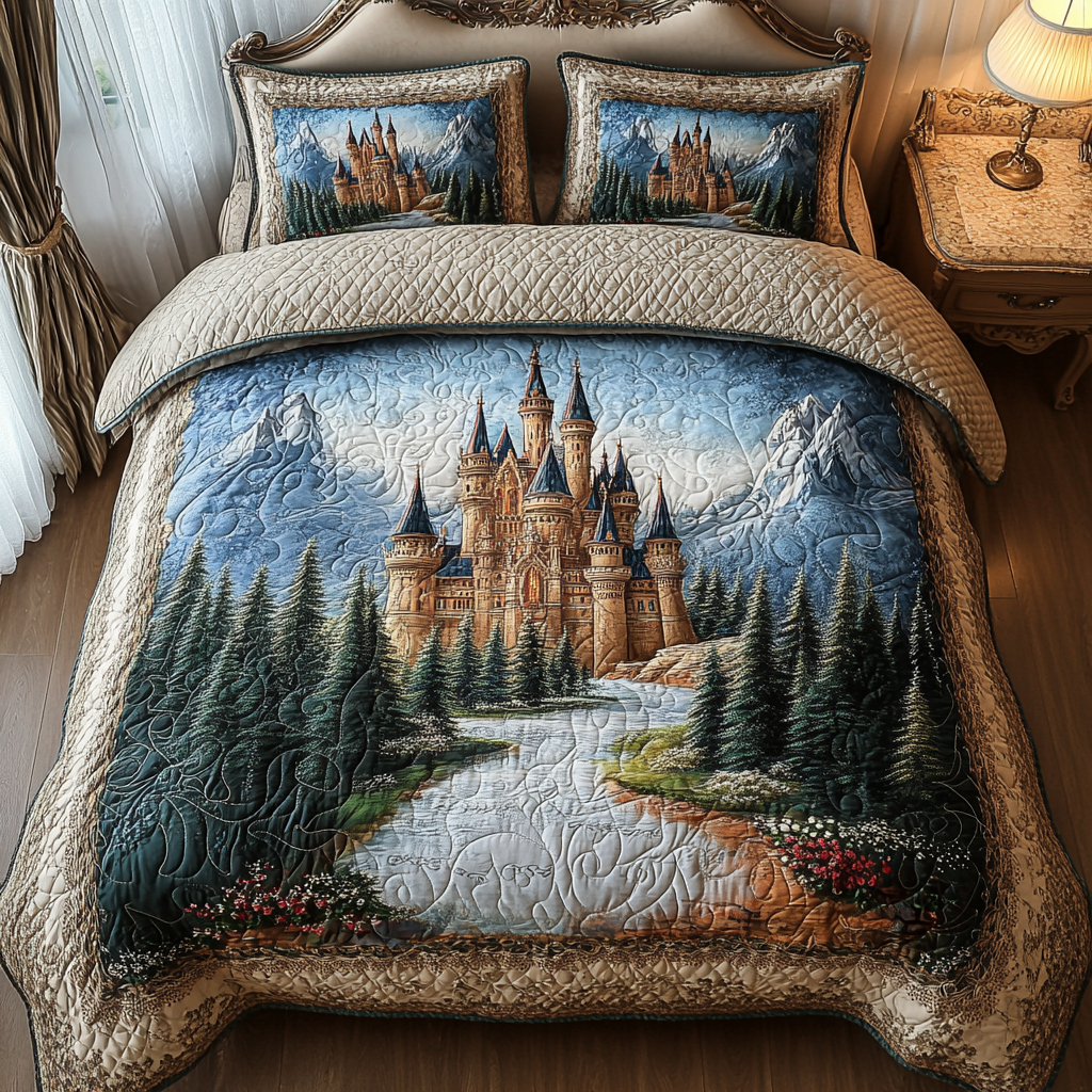 Moonlit Valley Quilted Bedding Set NCU0DV164