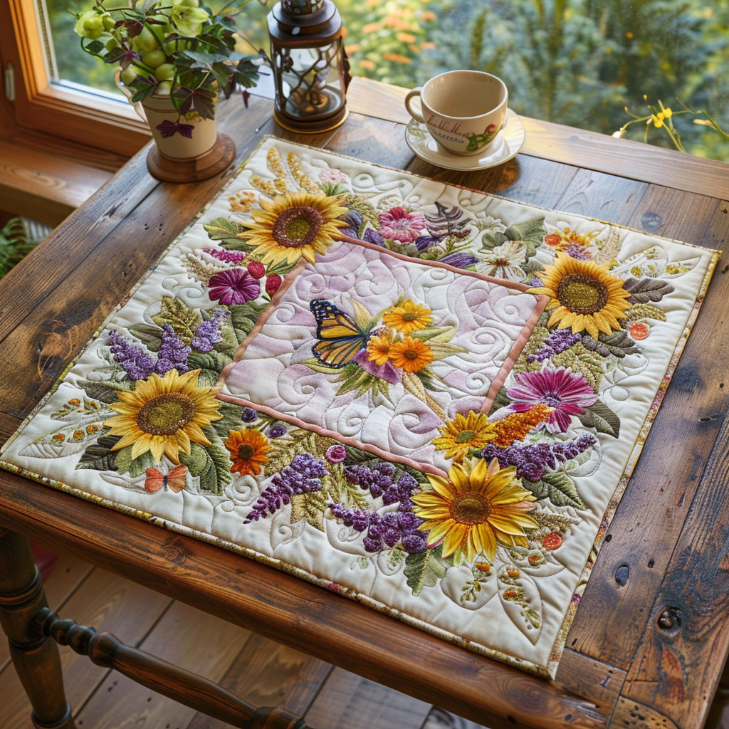 Morning Glow Quilted Table Topper NCU0DV631