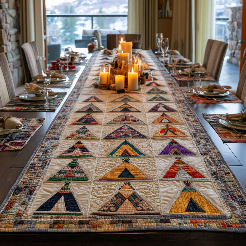 Morning Sky Quilted Table Runner NCU0DV1281