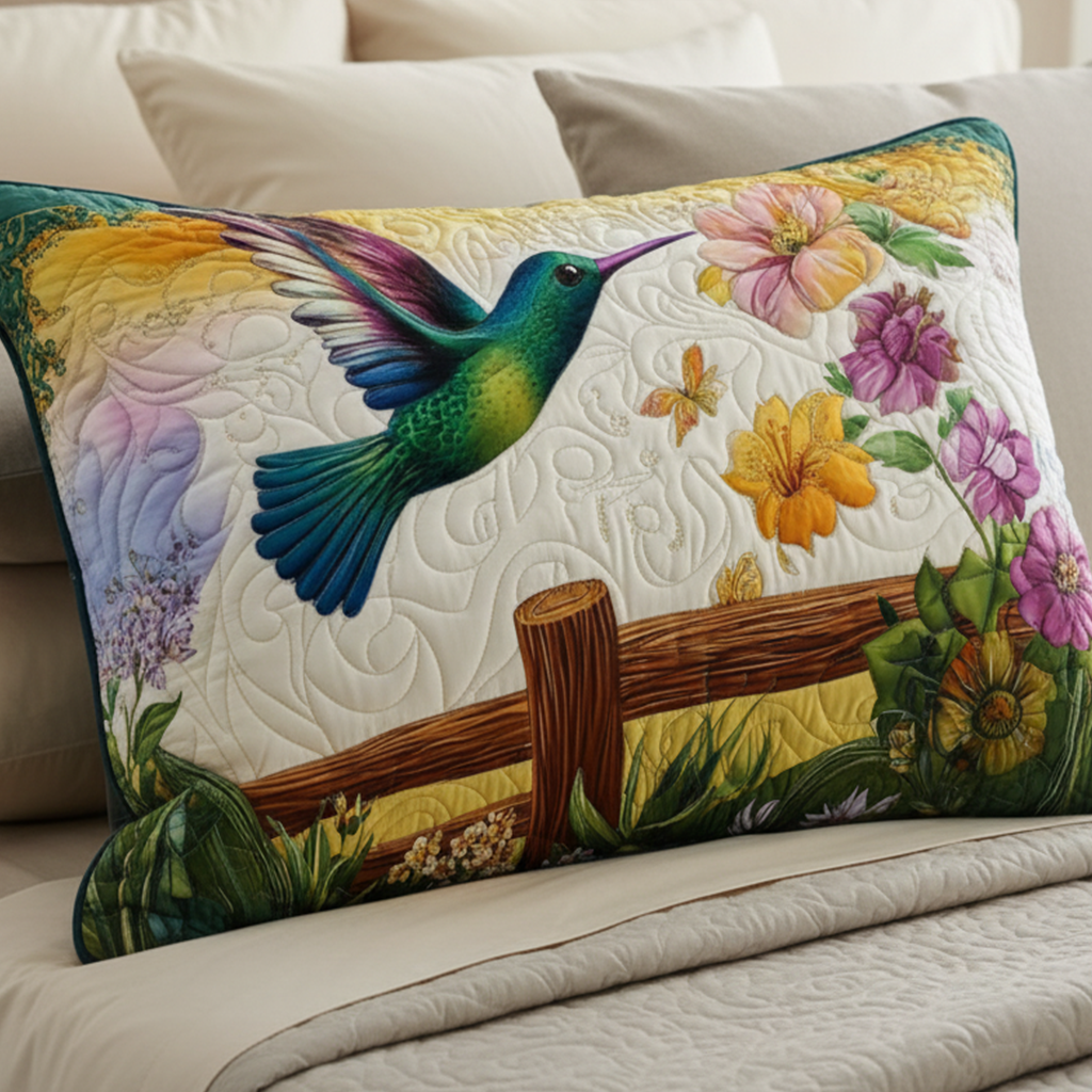 Morning Flutter Quilted Bedding Pillow Case NCU0NNT1982