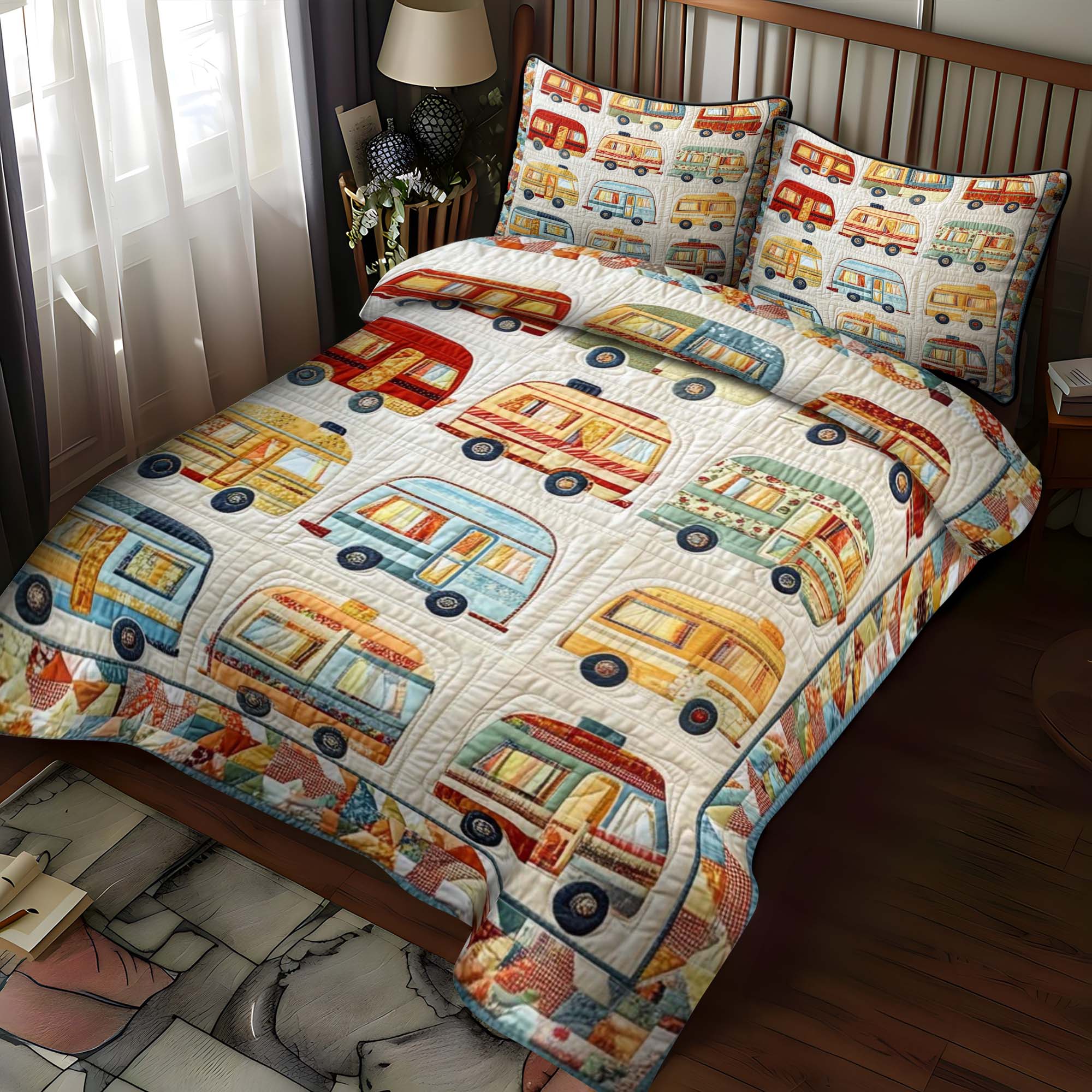 Mountain Air 3-Piece Quilted Bedding Set NCU0NT646