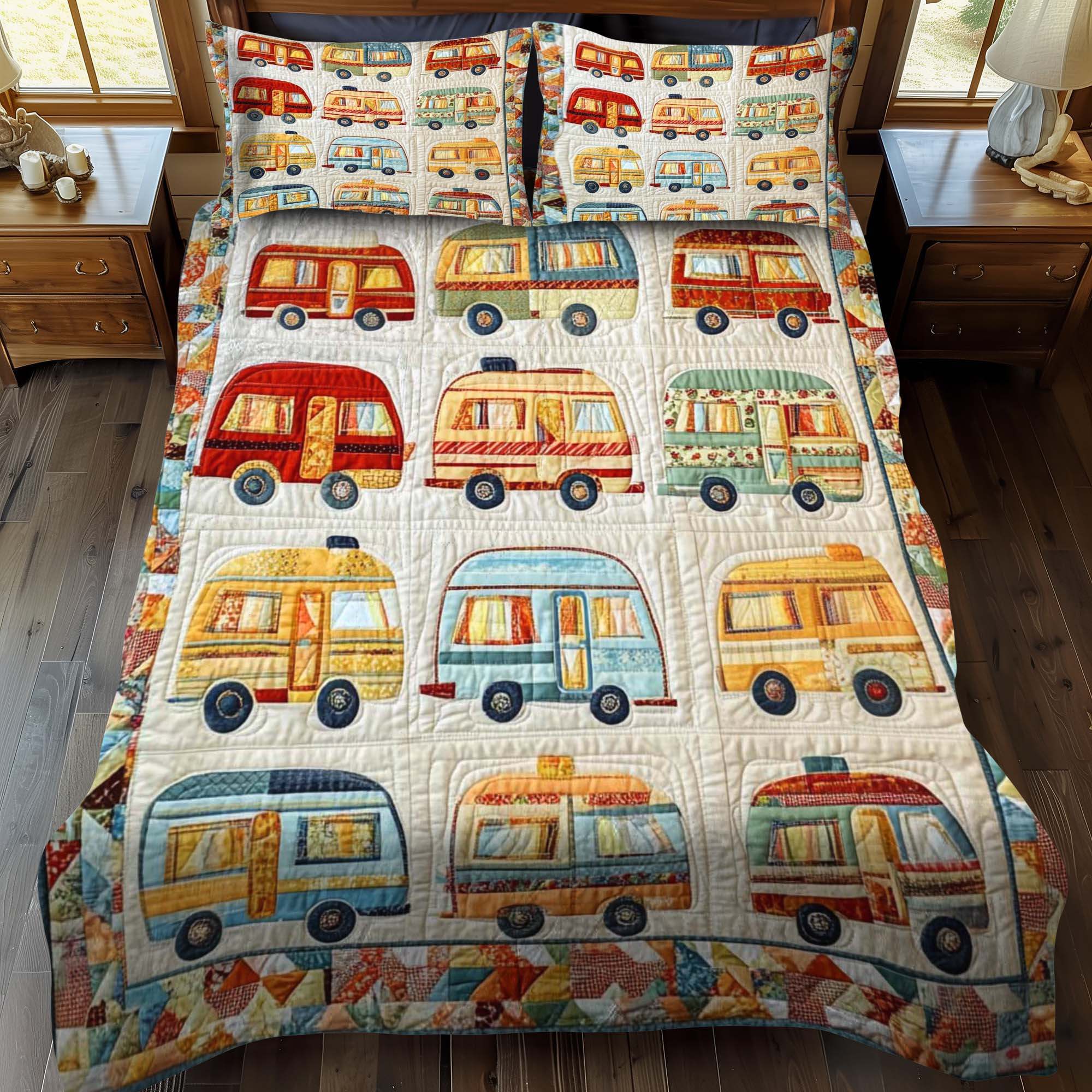 Mountain Air 3-Piece Quilted Bedding Set NCU0NT646