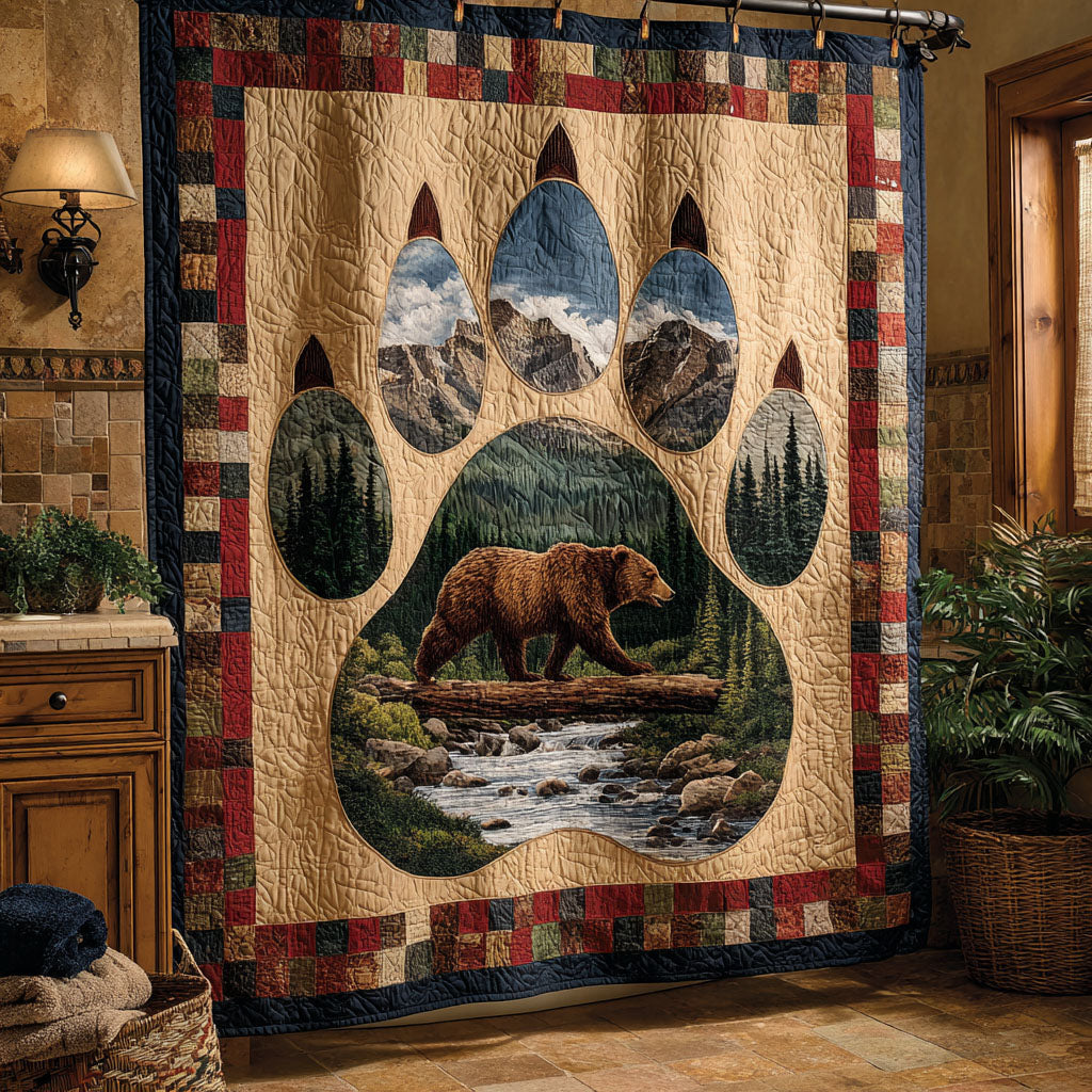 Mountain Stream Shower Curtain NCU0DDK2453