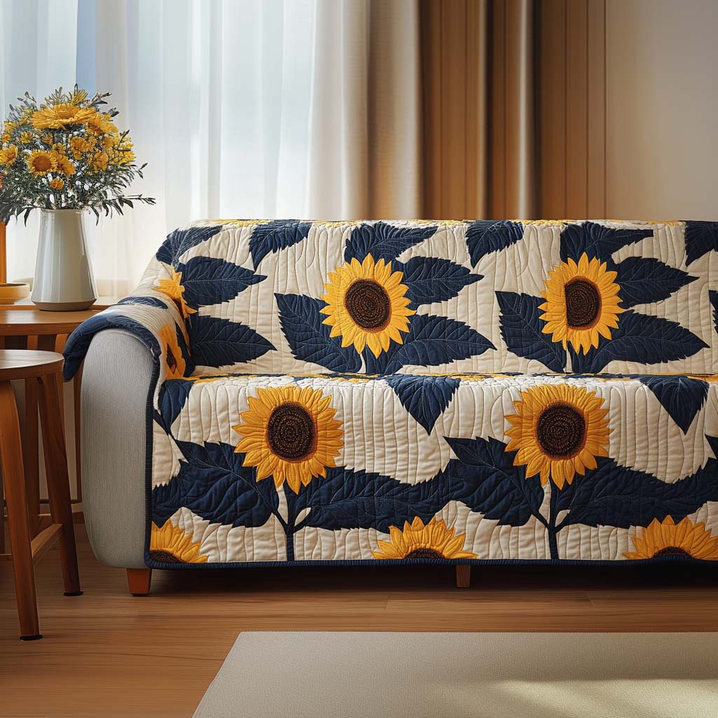 Mystic Flora Quilted Sofa Cover NCU0NNT2123