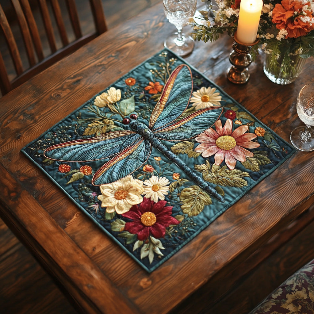 Mystic Wings Quilted Table Topper NCU0DV667