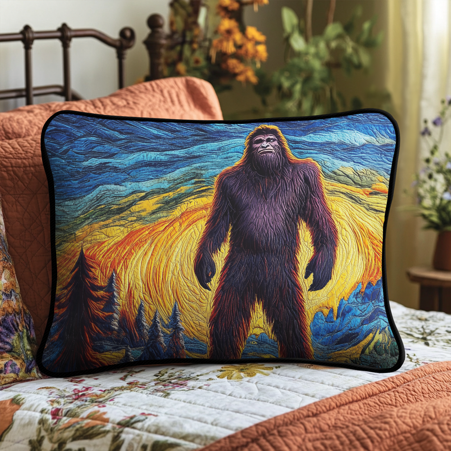 Legendary Yeti Quilted Bedding Pillow Case NCU0PVL170