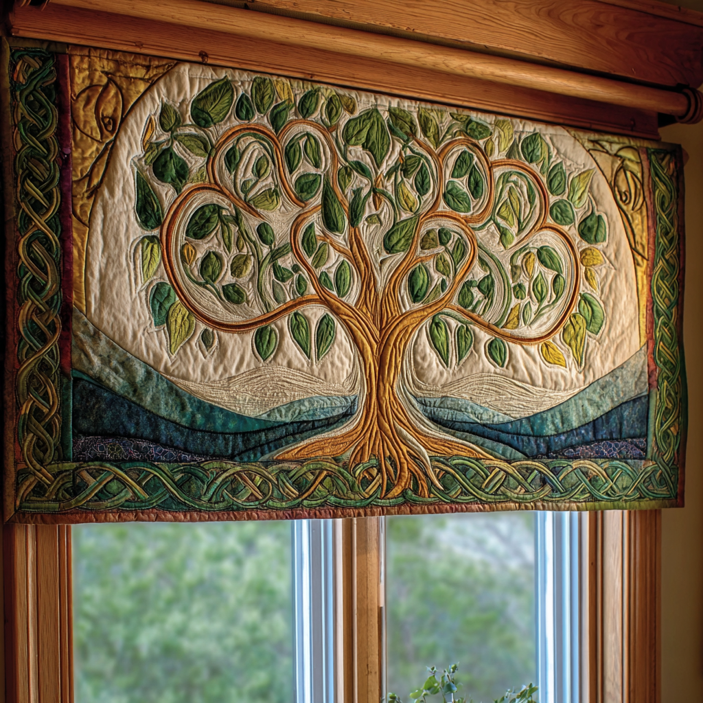 Eternal Roots Quilted Valance NCU0PVL619