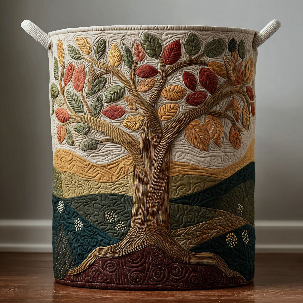 Nature Crest Quilted Laundry Basket NCU0DDK2130