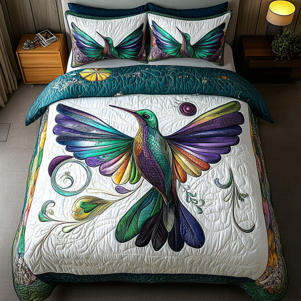 Nectar Dancer 3-Piece Quilted Bedding Set NCU0DDK206