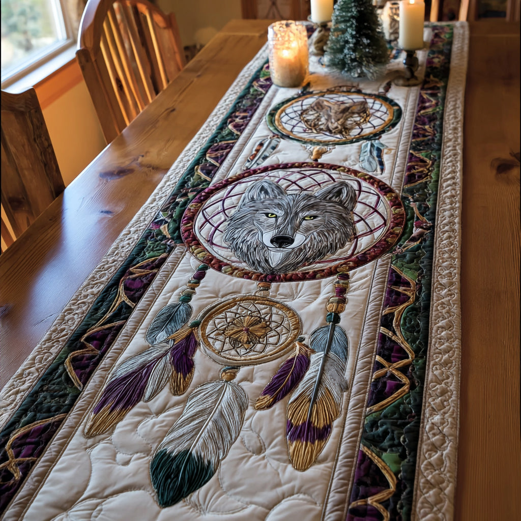 Night Whisper Quilted Table Runner NCU0DV1280