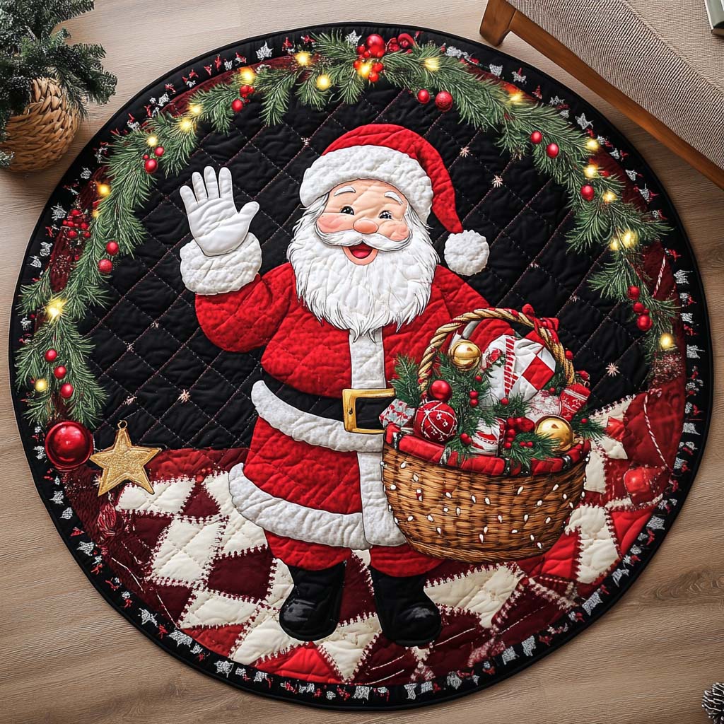 Northern Sparkle Quilted Round Mat NCU0NNT2054
