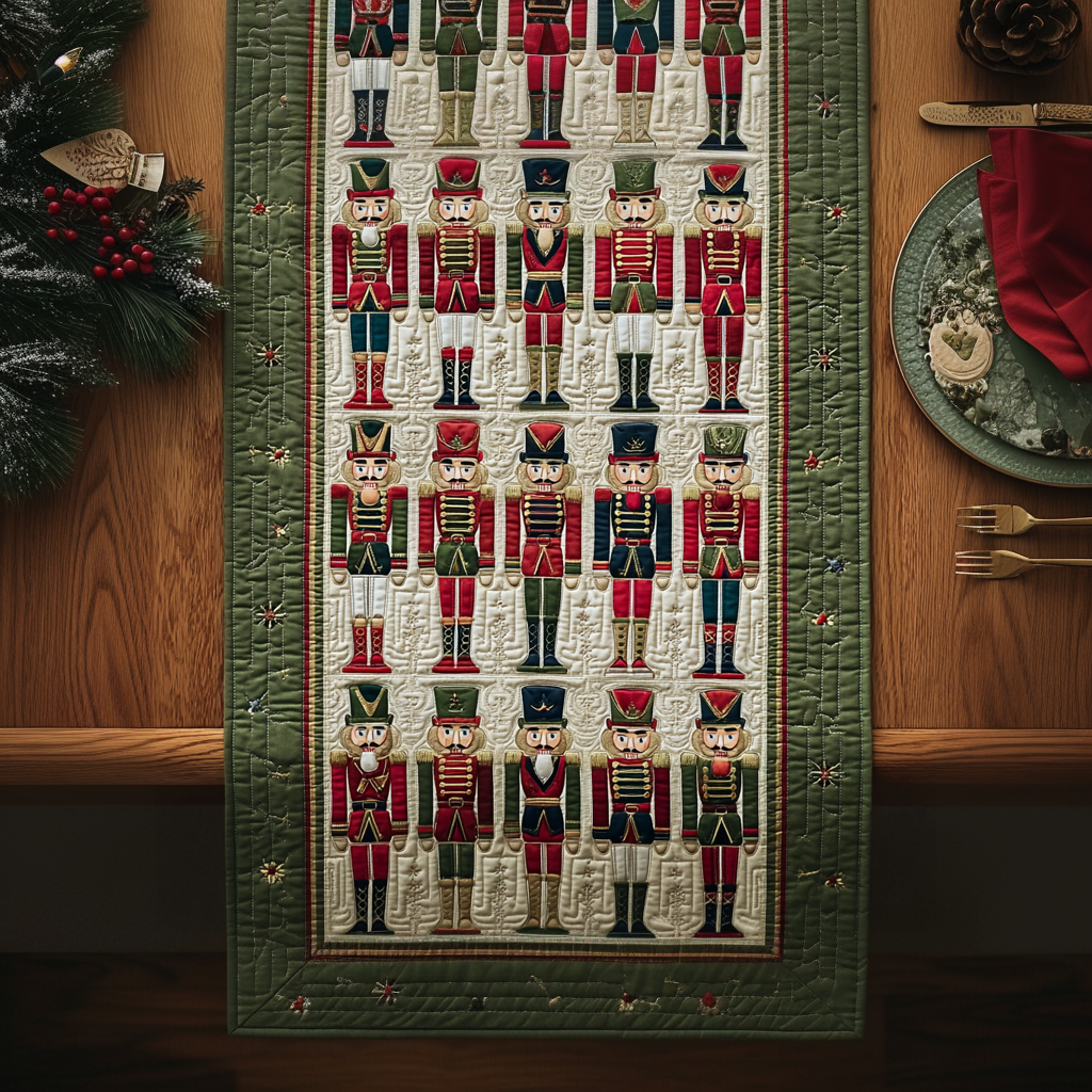 Nutcracker Magic Quilted Table Runner NCU0DDK1811