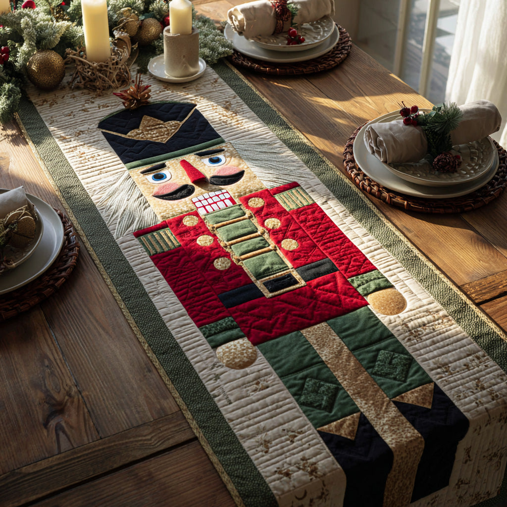 Nutcracker March Quilted Table Runner NCU0DV879
