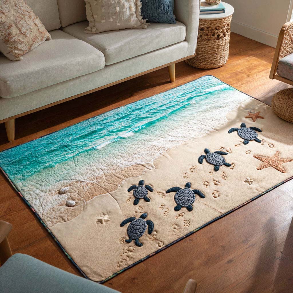 Ocean Turtle Area Rug NCU0DK10129