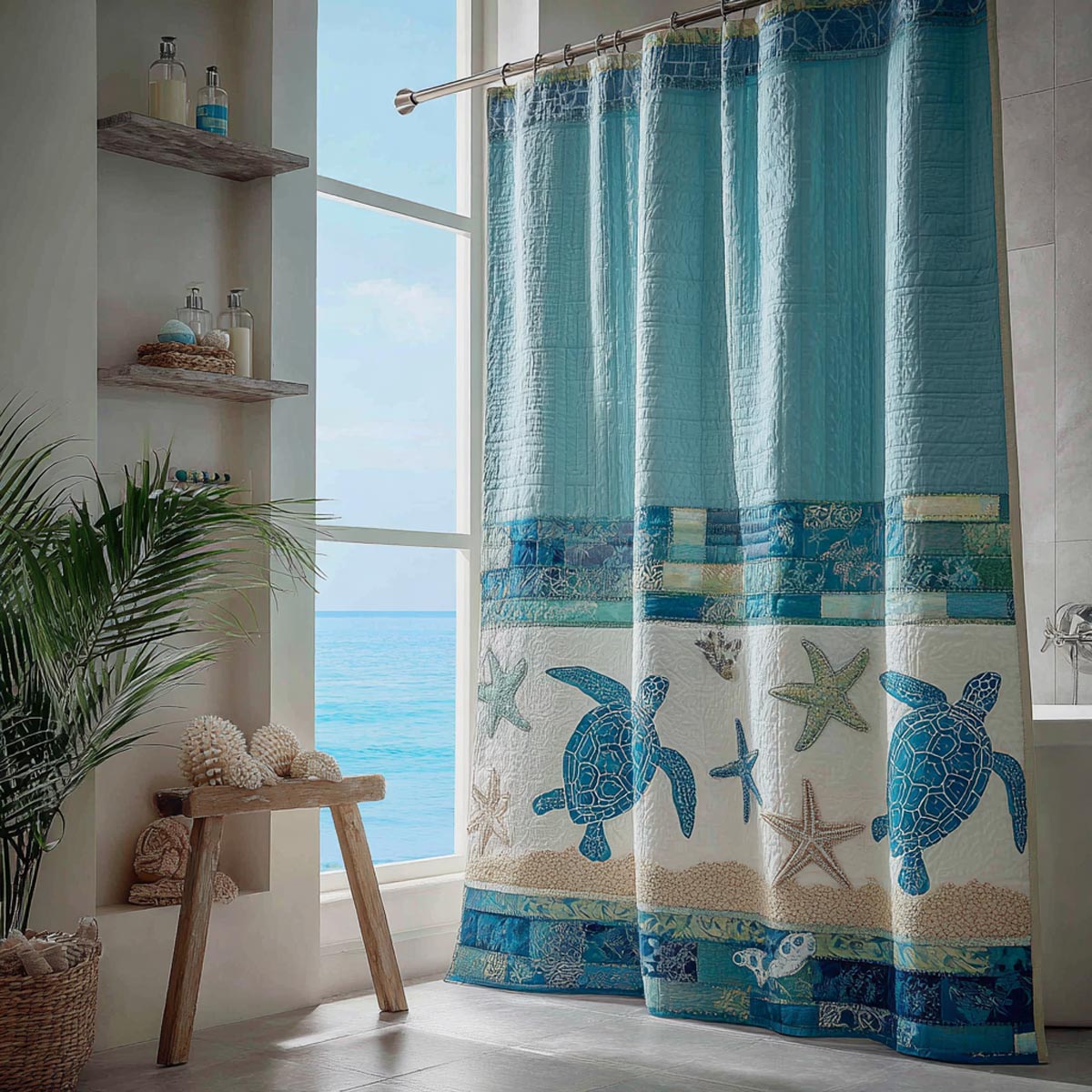 Ocean Turtle Shower Curtain NCU0DV1854