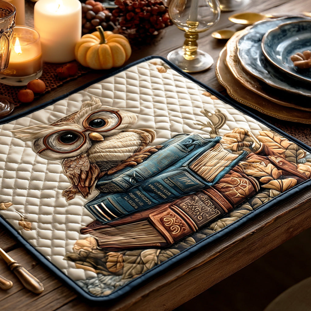 Owl Chapter Quilted Place Mat NCU0NTD124