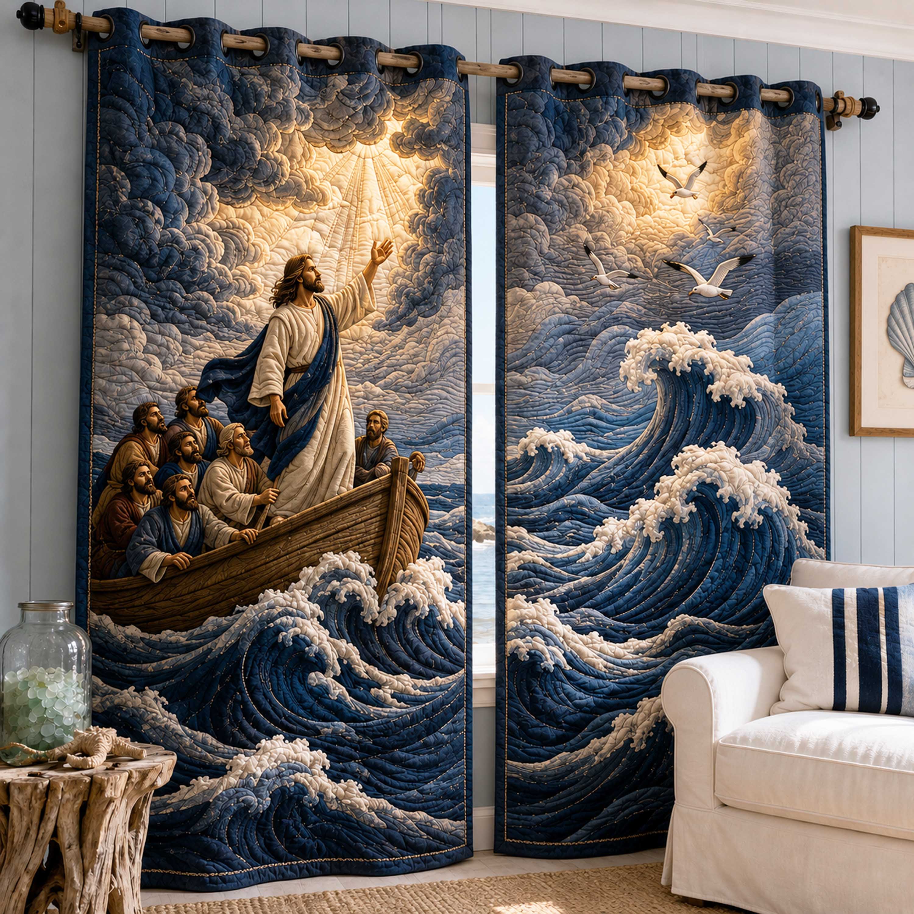 Peace Command Quilted Curtains NCU0NTD2106