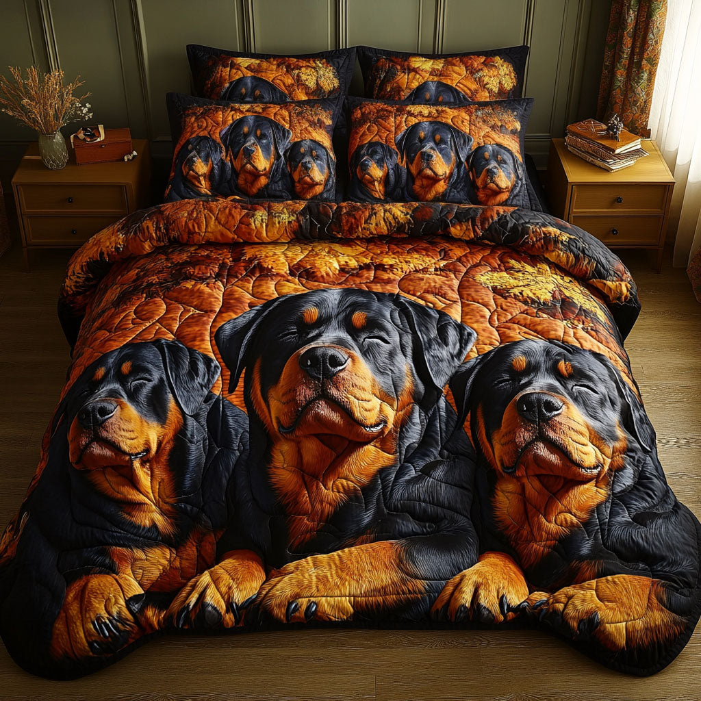 Peaceful Trio 3-Piece Quilted Bedding Set NCU0NNT757