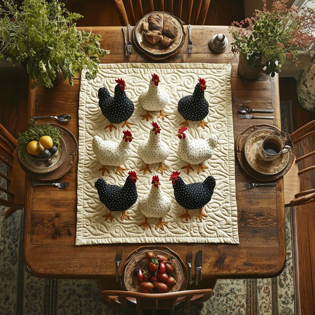 Peep Patch Quilted Table Topper NCU0DV723