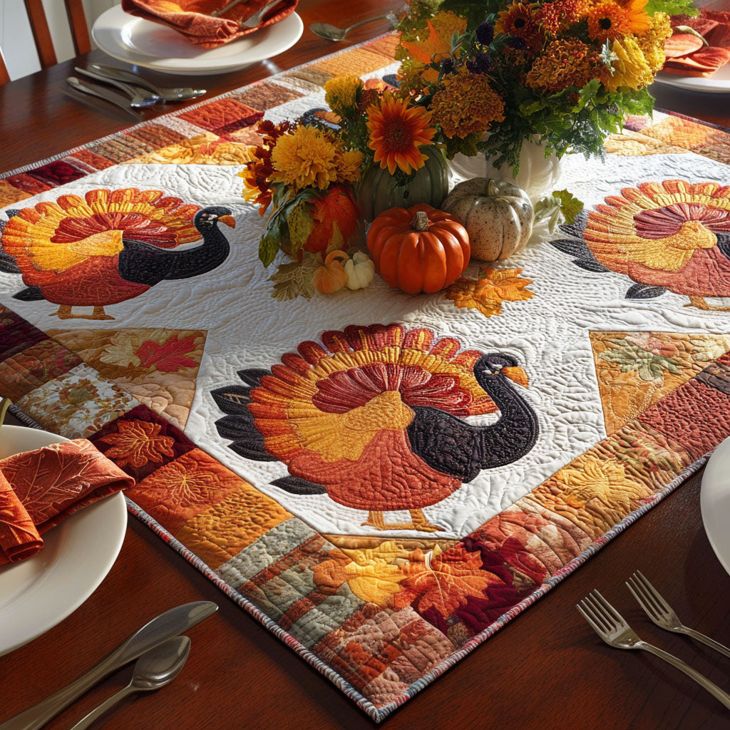 Plume n Pie Quilted Table Topper NCU0PTT1123