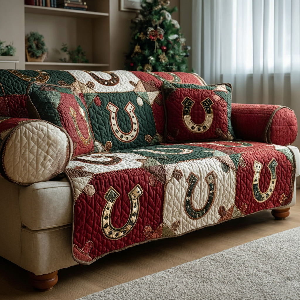 Prairie Fortune Quilted Sofa Cover NCU0LDH024