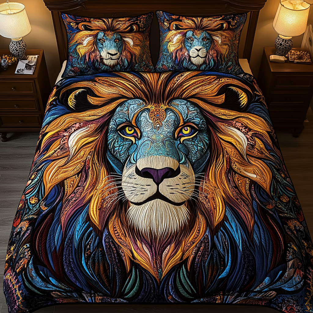 Pride Strength 3-Piece Quilted Bedding Set NCU0VH321