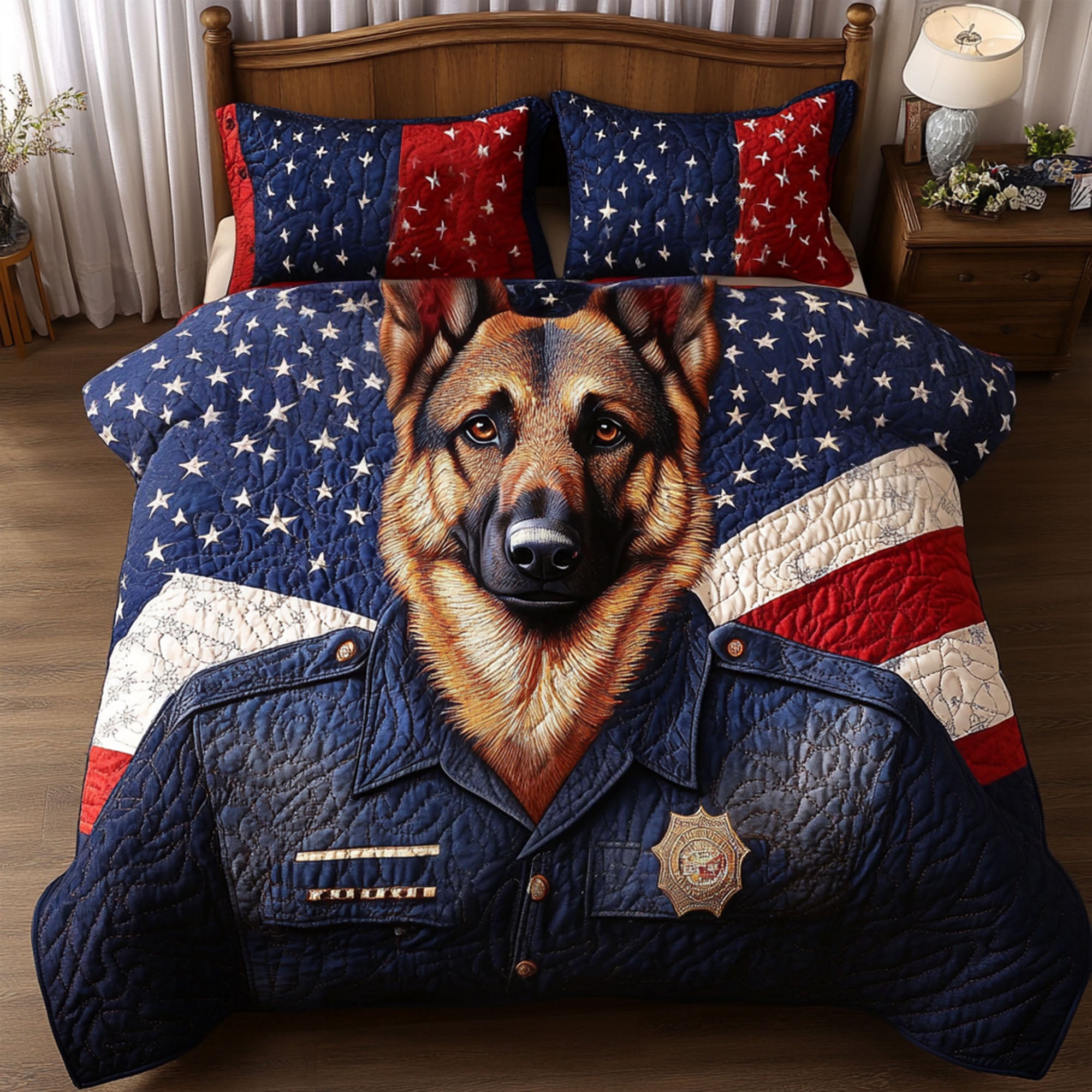 Proud Shepherd 3-Piece Quilted Bedding Set NCU0PTT508