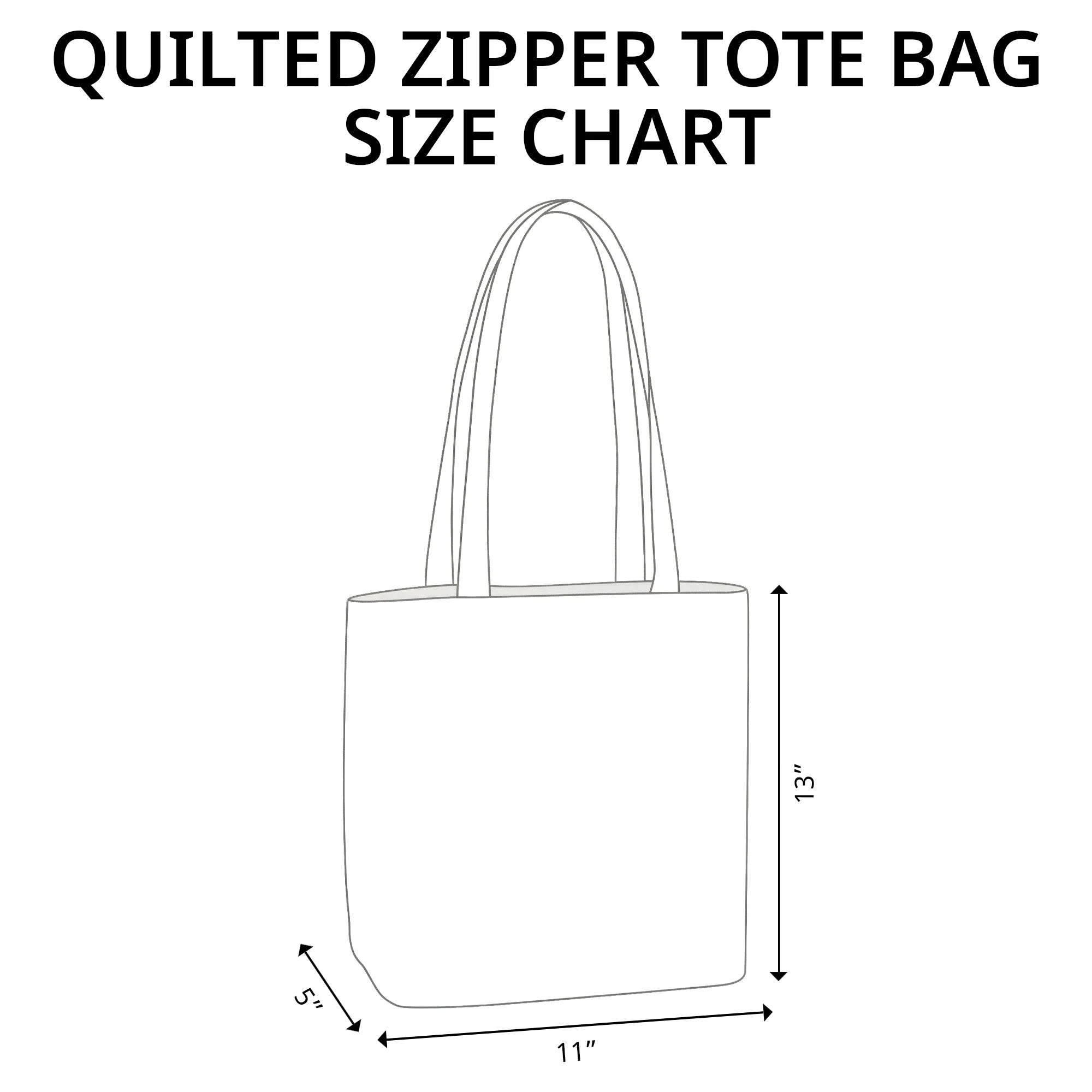 Savanna Stitch Quilted Zipper Tote Bag SN0PT005