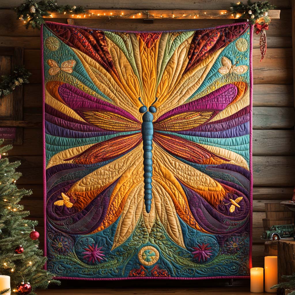 Radiant Flight Bloom Quilted Blanket NCU0NXD830