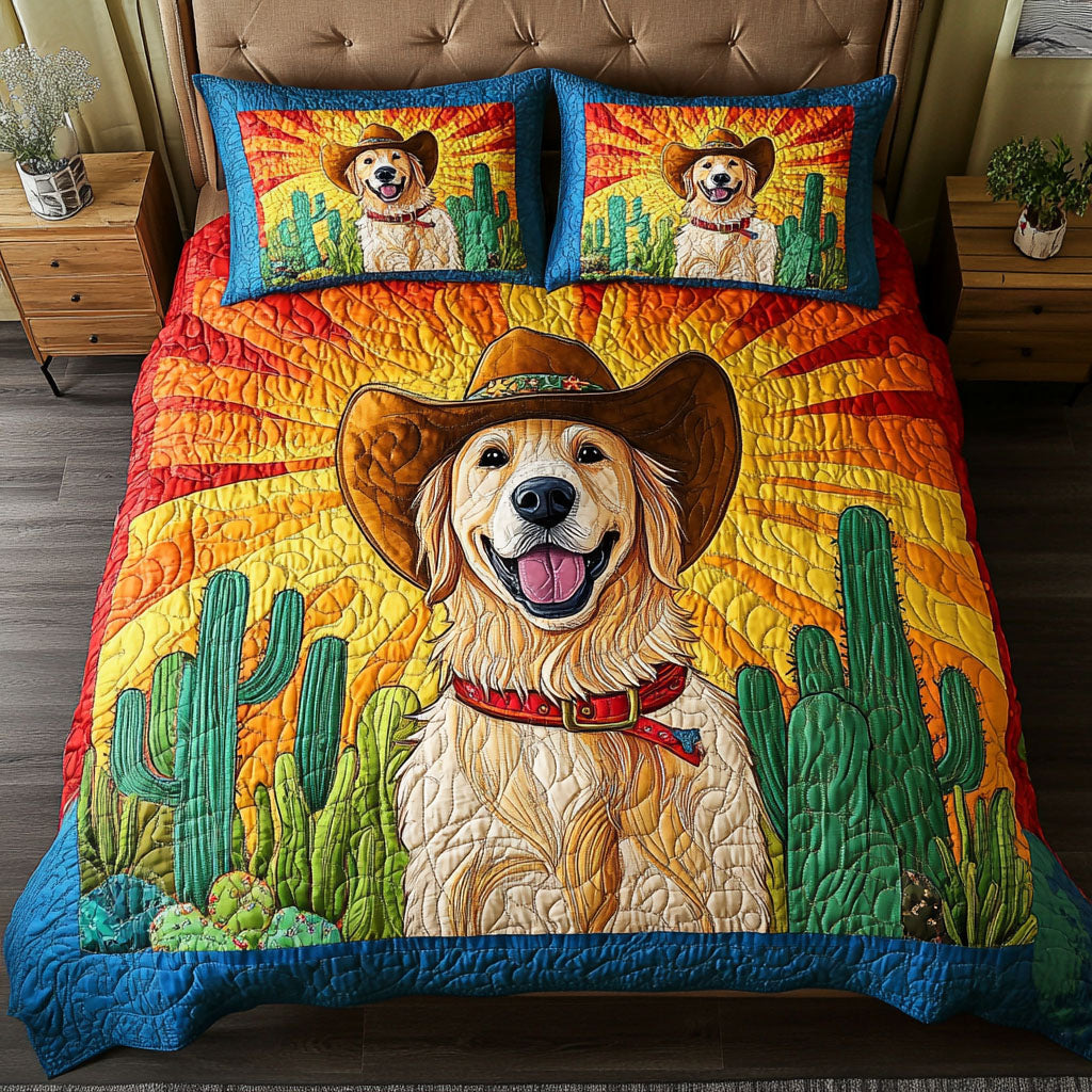 Ranch Rover 3-Piece Quilted Bedding Set NCU0NNT741