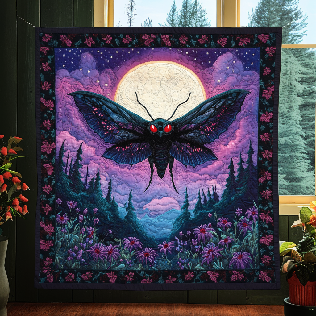Red Eyed Watcher Quilted Blanket NCU0DV122