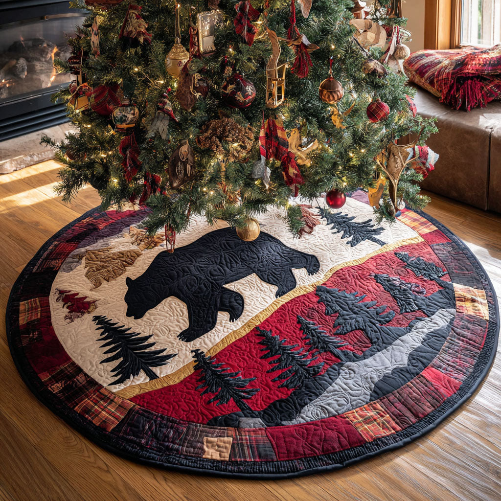 Roaming Shadows Quilted Round Mat NCU0PTT1857