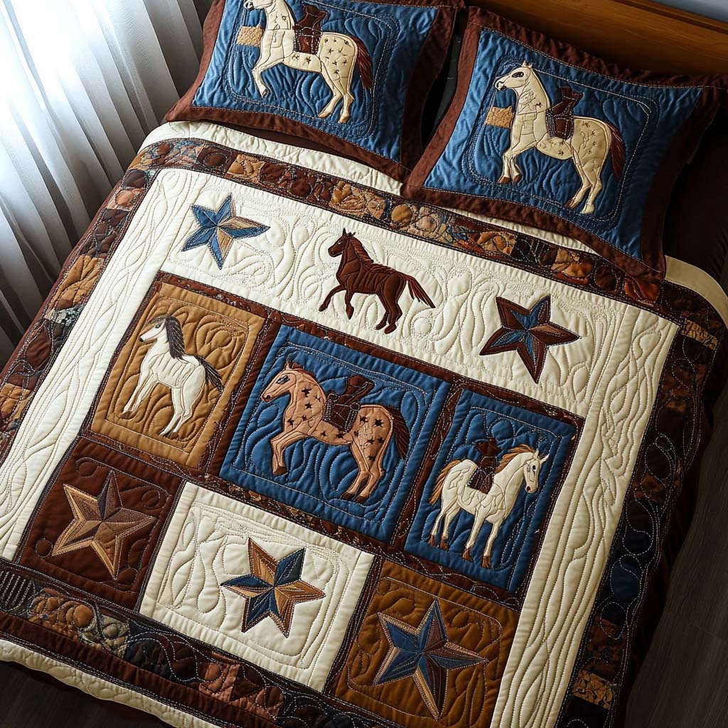 Rodeo Dreams 3-Piece Quited Bedding Set NCU0NNT879