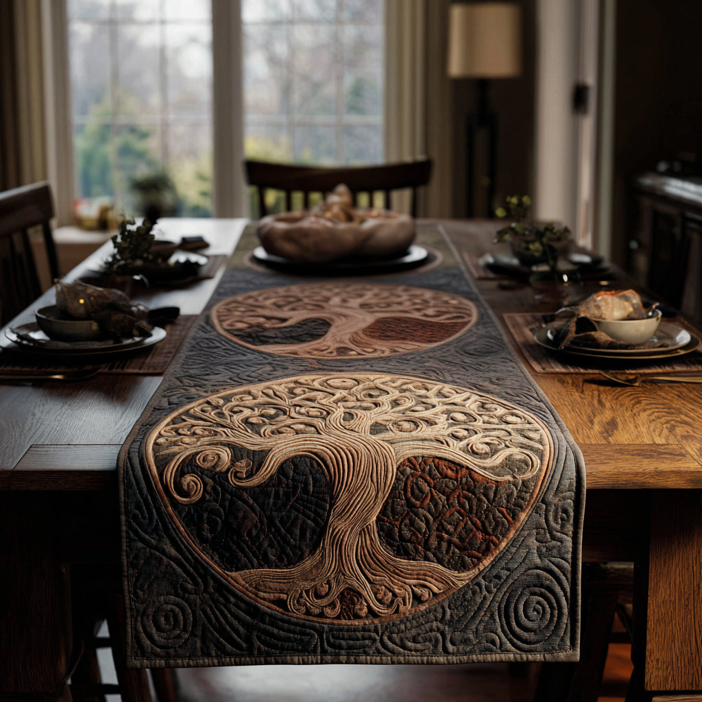 Rooted Harmony Quilted Table Runner NCU0DV1528