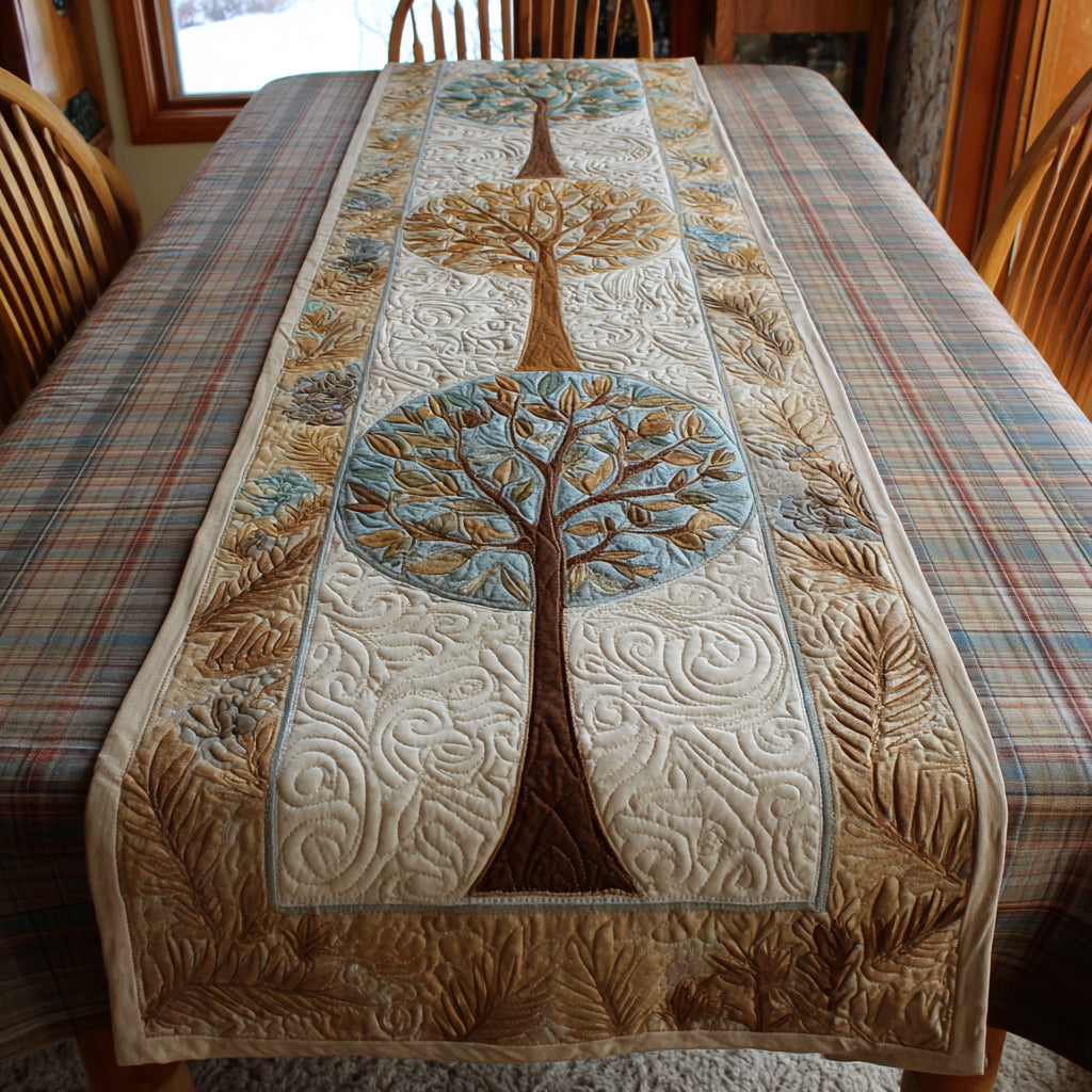 Rooted Spirit Quilted Table Runner NCU0DV1533