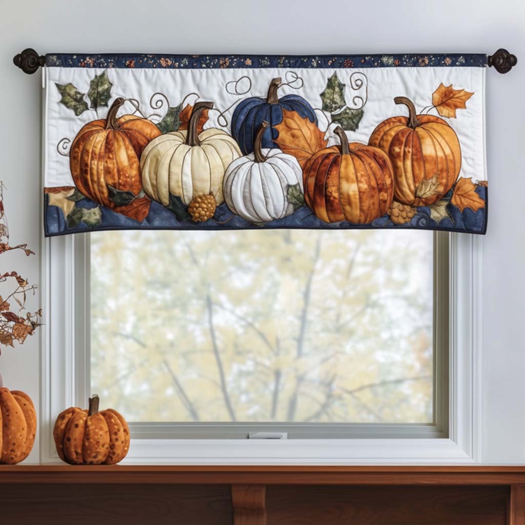 Rustic Autumn Quilted Valance NCU0NNT1520