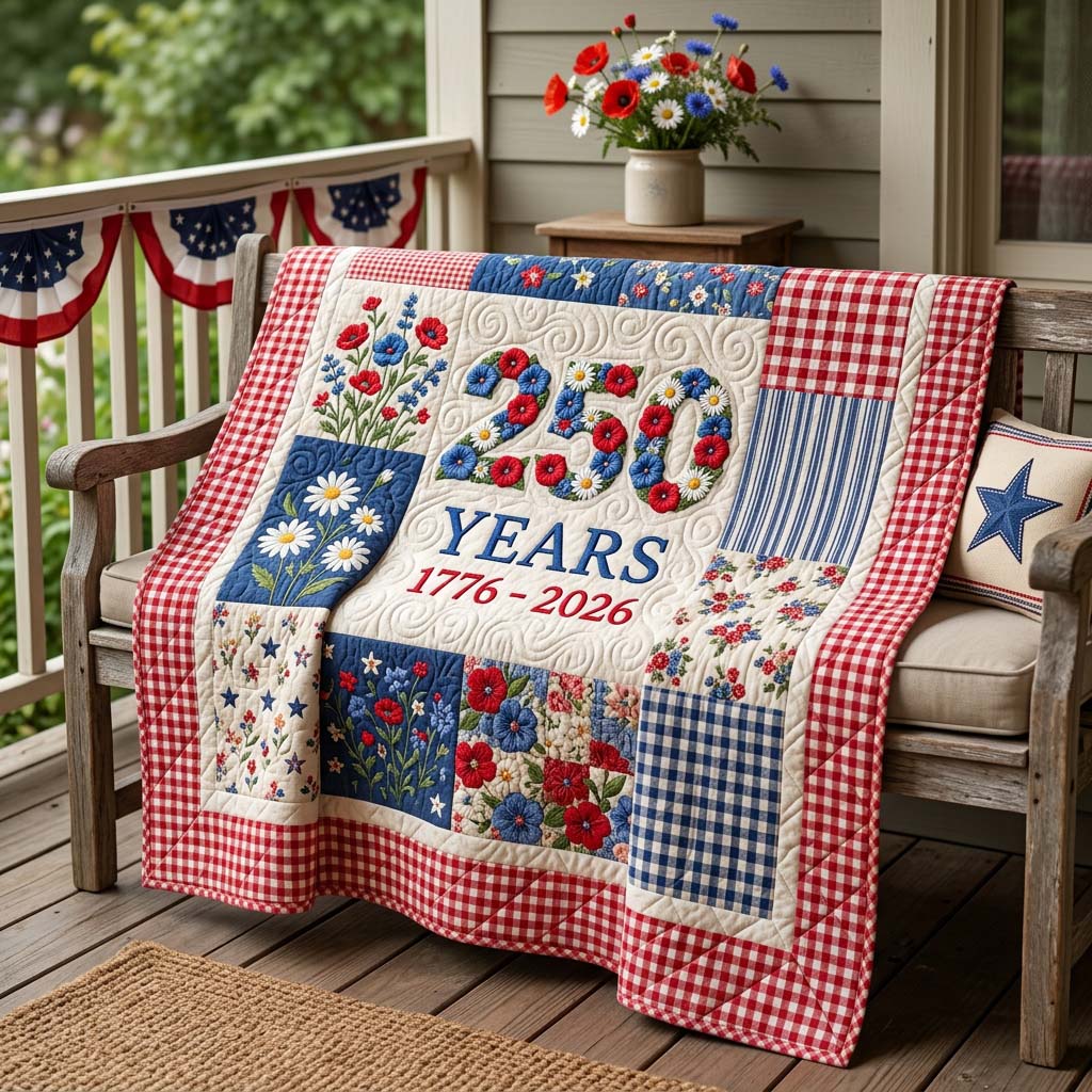 Rustic Celebration Quilted Blanket NCU0HNH1037