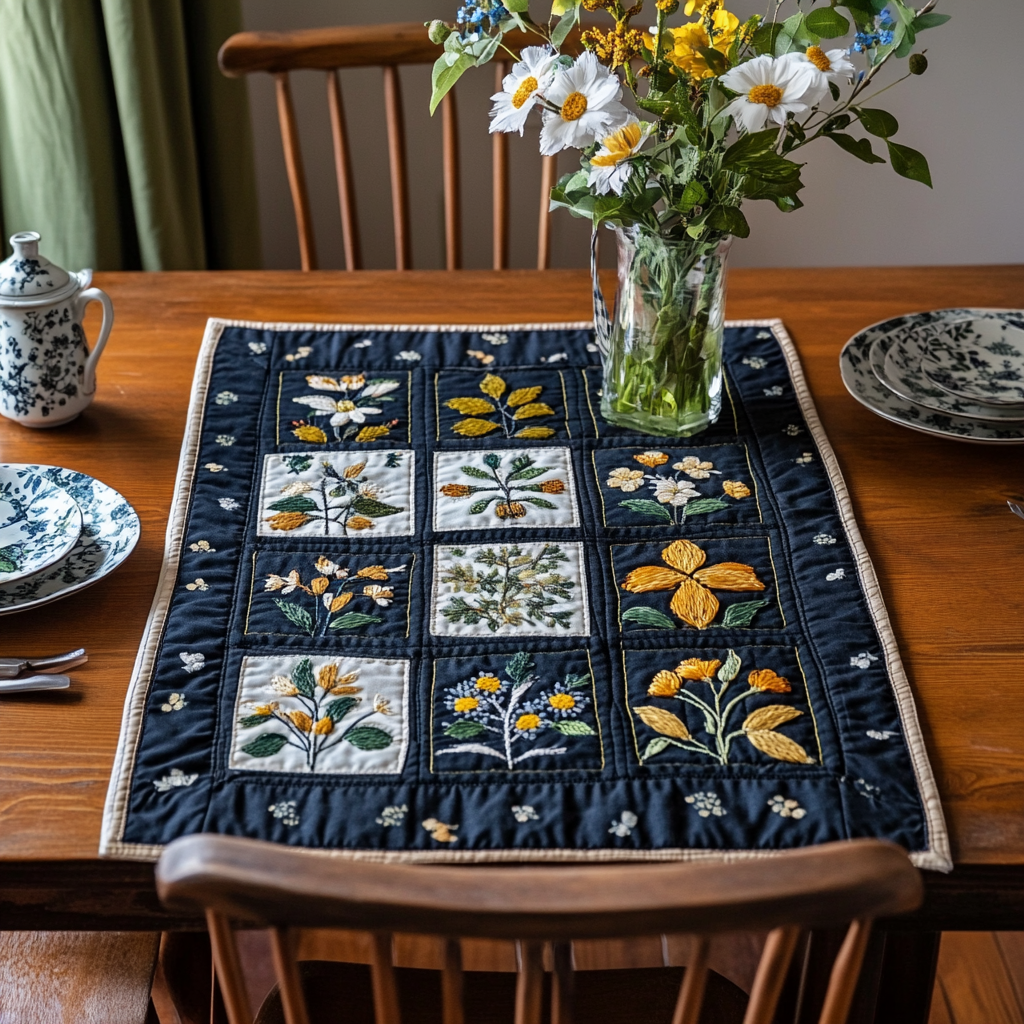 Rustic Charm Quilted Table Topper NCU0DDK506