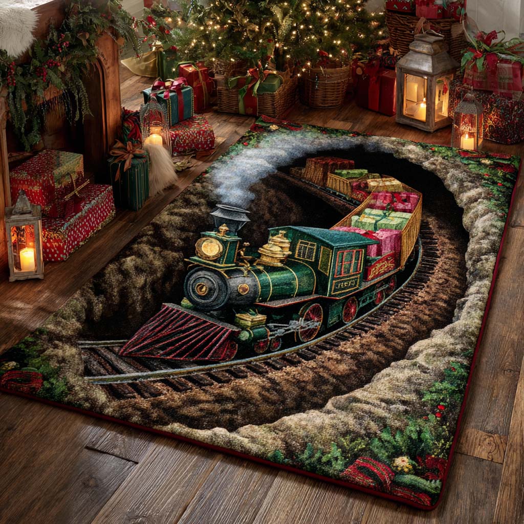 Rustic Engine Pit Area Rug NCU0NXD845