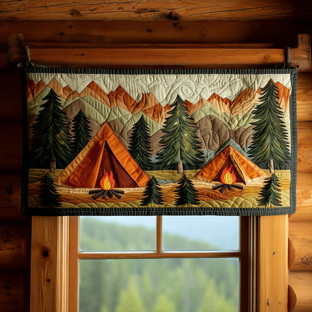 Rustic Horizon Quilted Valance NCU0DDK767