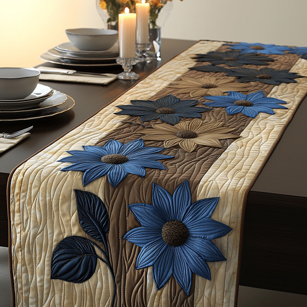 Rustic Sun Quilted Table Runner NCU0DV534