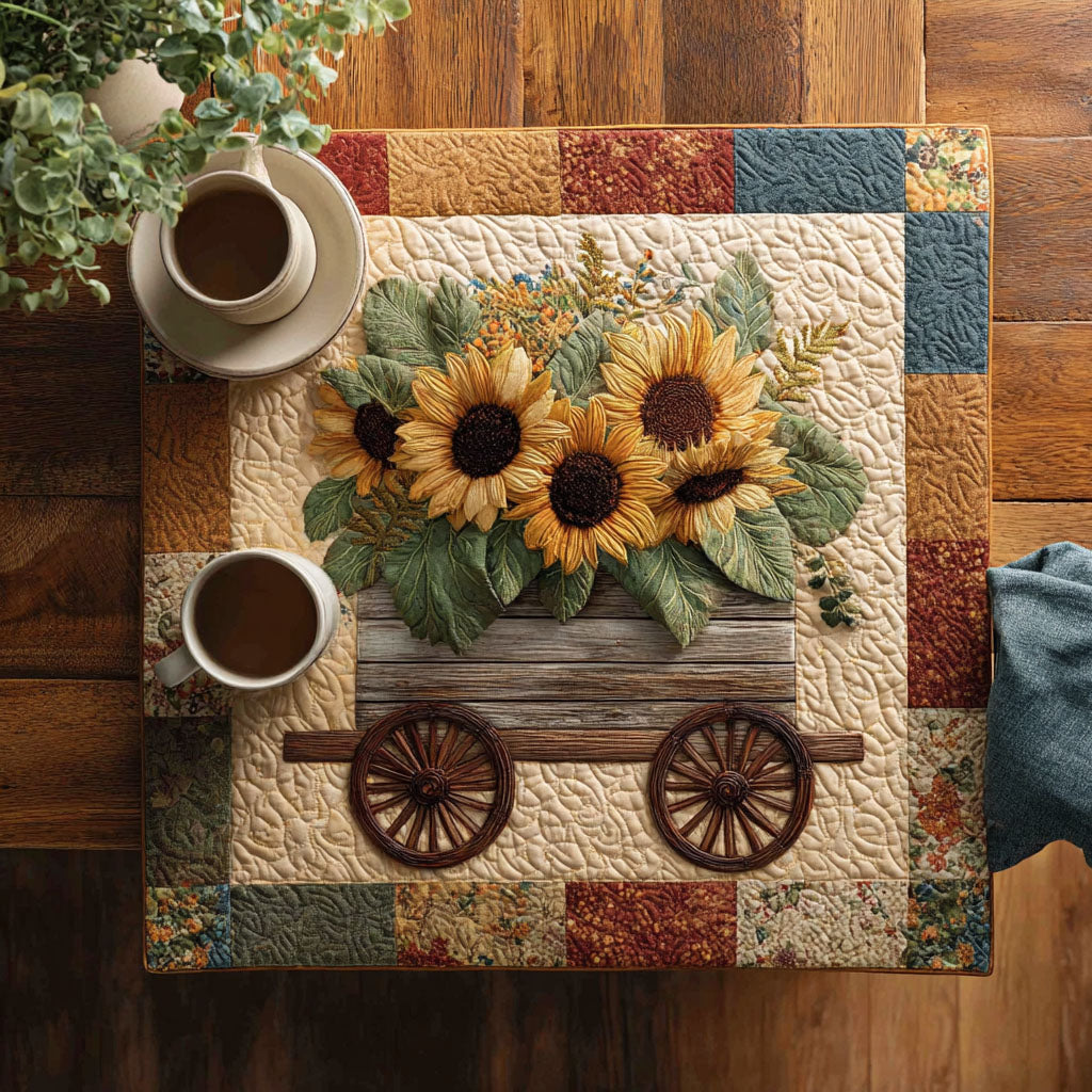 Rustic Wagon Quilted Table Topper NCU0NTV283