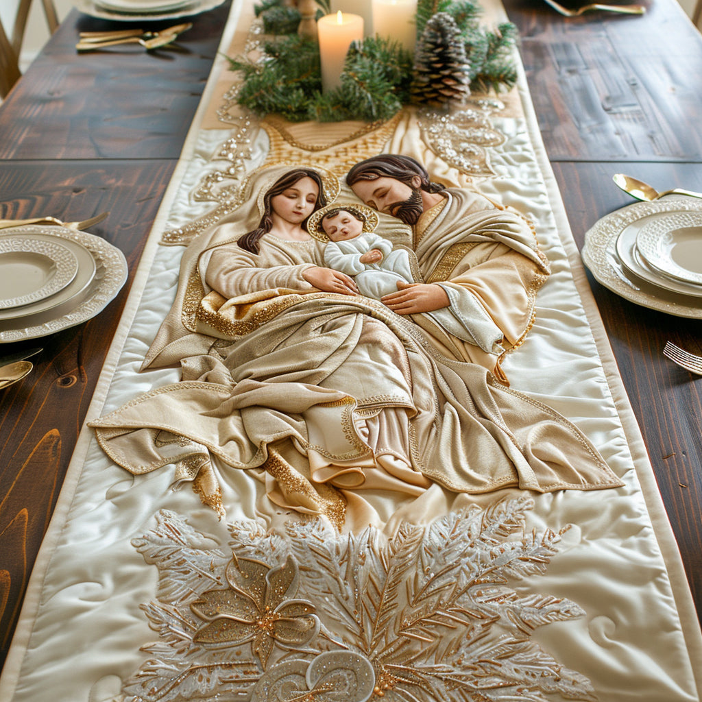 Sacred Dawn Quilted Table Runner NCU0DV1243