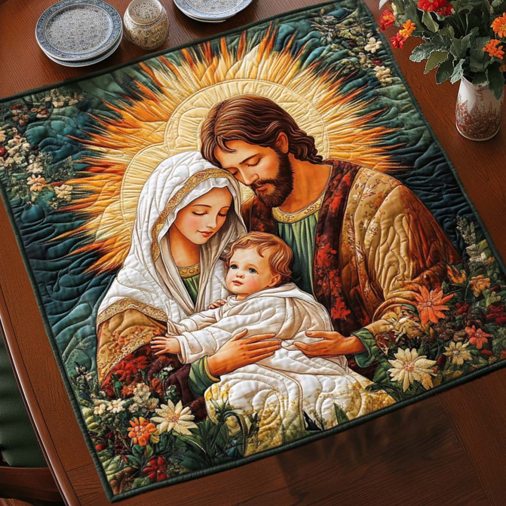 Sacred Light Quilted Table Topper NCU0NNT1713