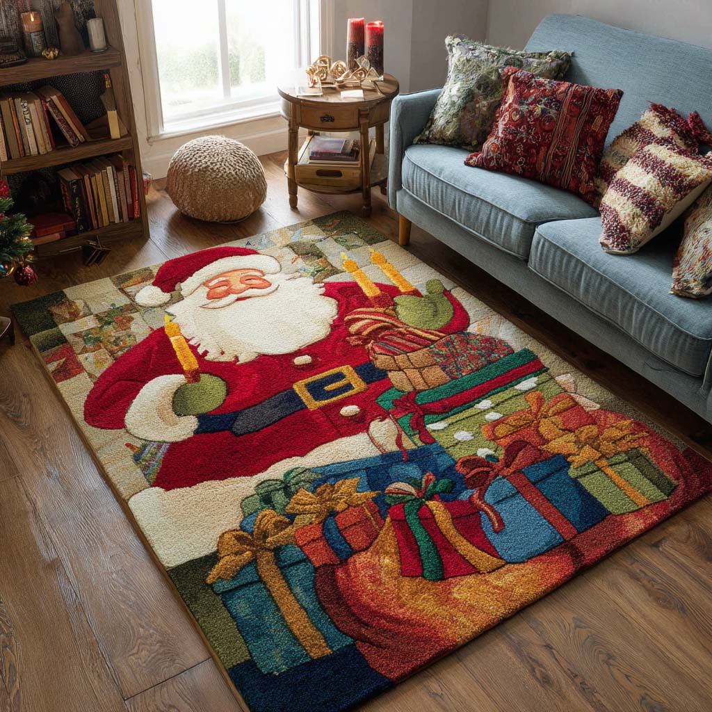 Santa Gifts Area Rug NCU0NT10090