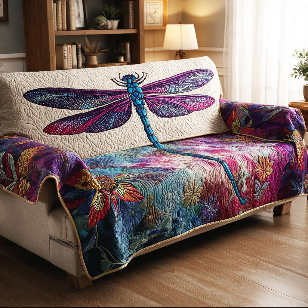 Sapphire Wing Trail Quilted Sofa Cover NCU0NTD934