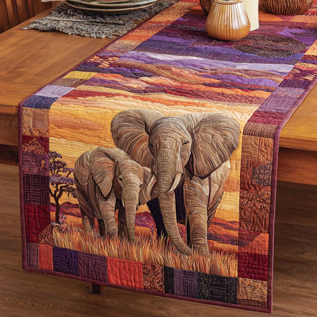 Savanna Sunset Quilted Table Runner NCU0NXD599