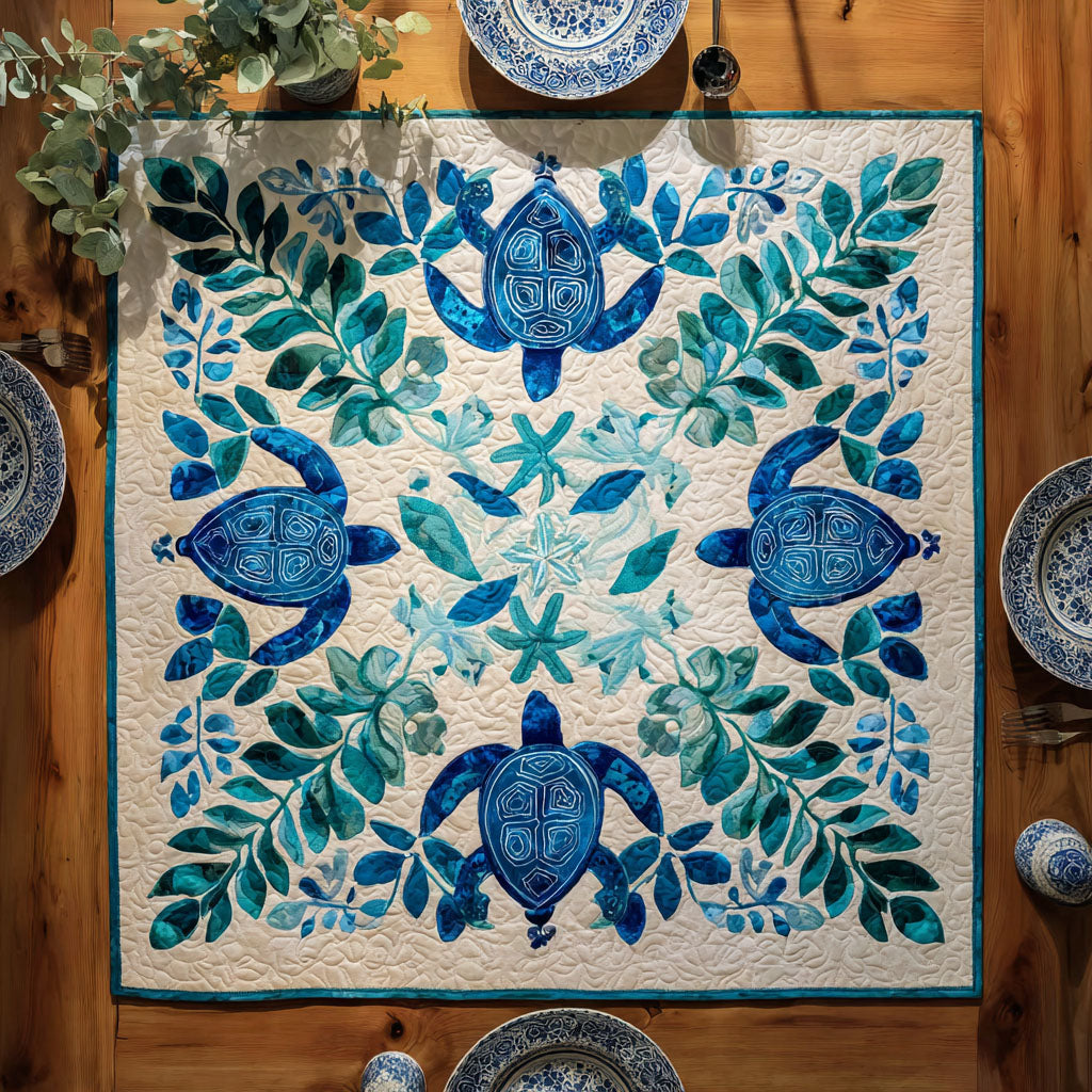 Sea Sage Quilted Table Topper NCU0PTT828