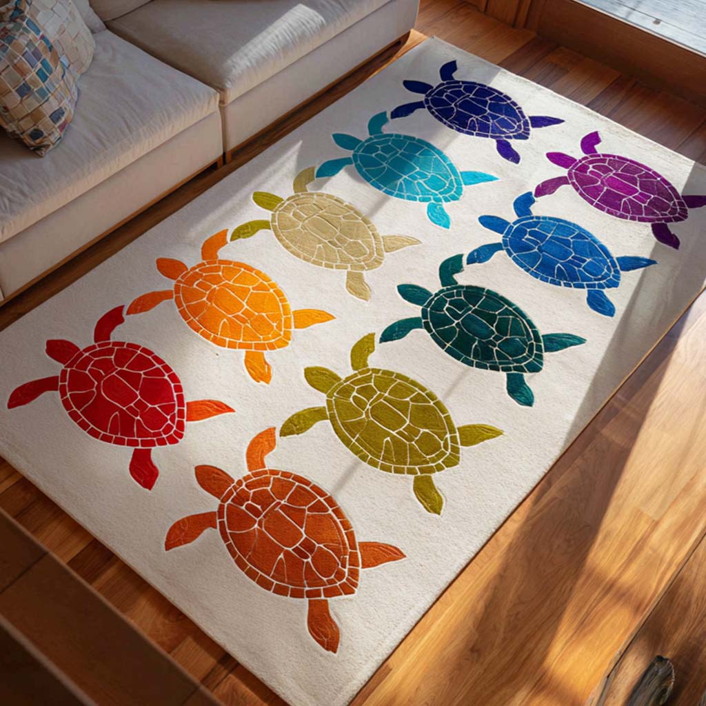 Sea Turtle Area Rug NCU0NT10060